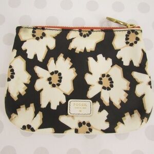 Fossil Floral Zipper Bag